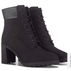 Black Thick heeled women’s ankle boot🖤